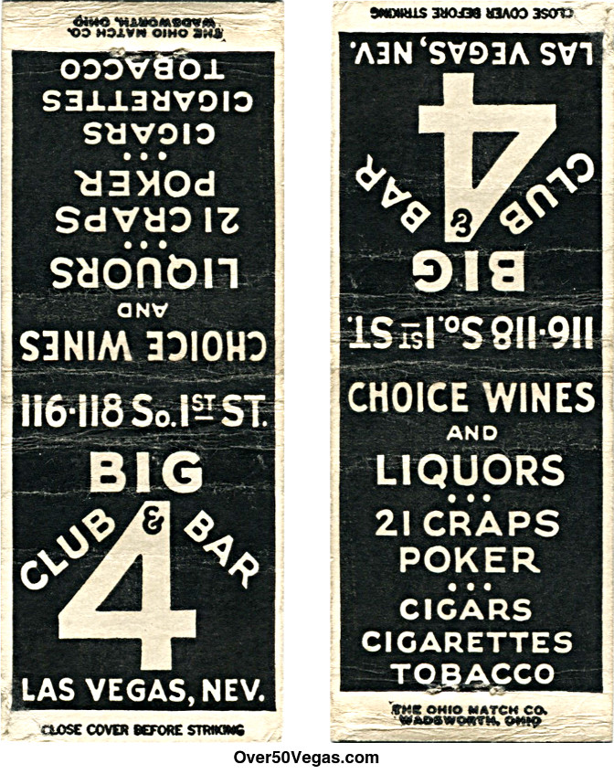The Big 4 Club opened in 1931 at 112-114 South First Street. 