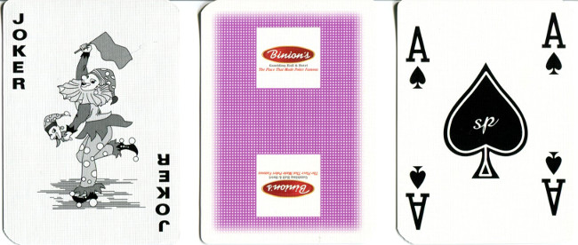 Binion's Gambling Hall Playing cards