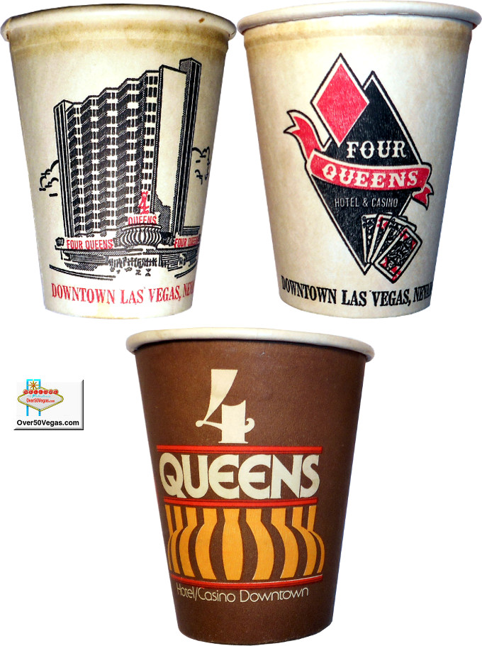 Four Queens Coin Cups/Coffee Cups