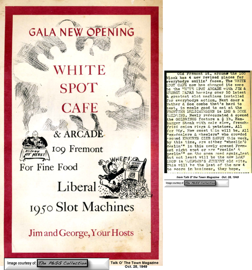 White Spot ad from 1949