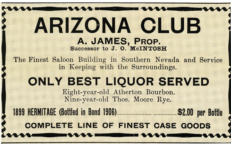 Arizona Club Las Vegas best Liquor Served