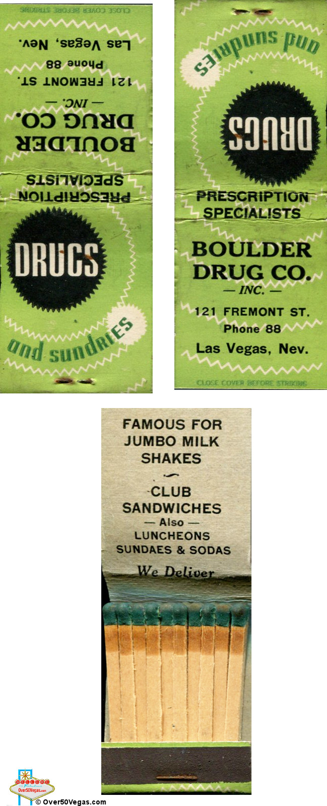 Boulder Drug Company was located at 121 Fremont St.
