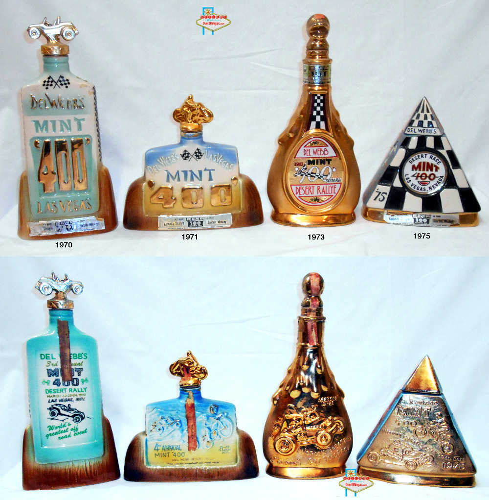 Mint 400 Jim Beam Decanters